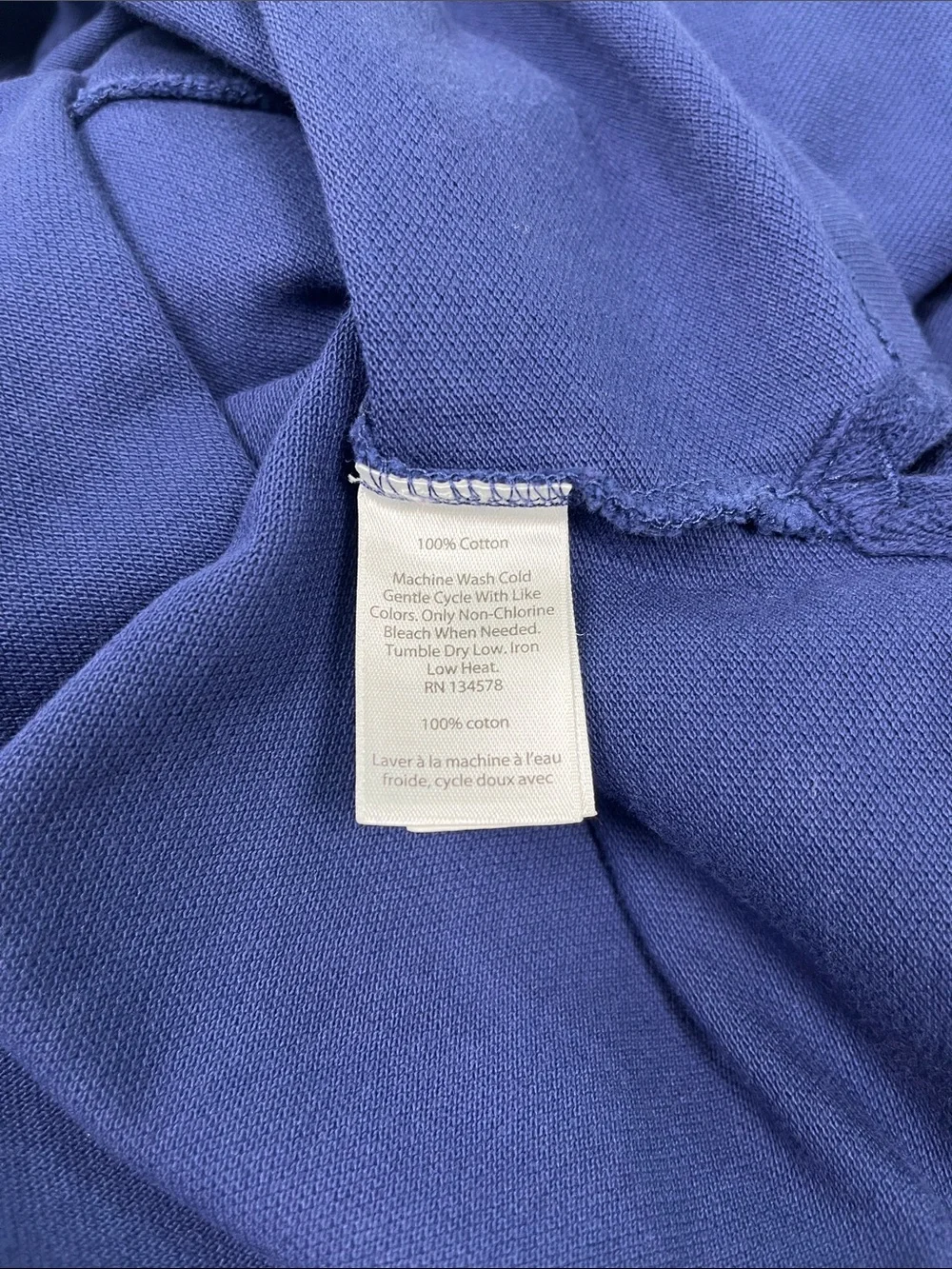 Vineyard Vines Classic Long-Sleeve Polo in Deep Blue Youth XL